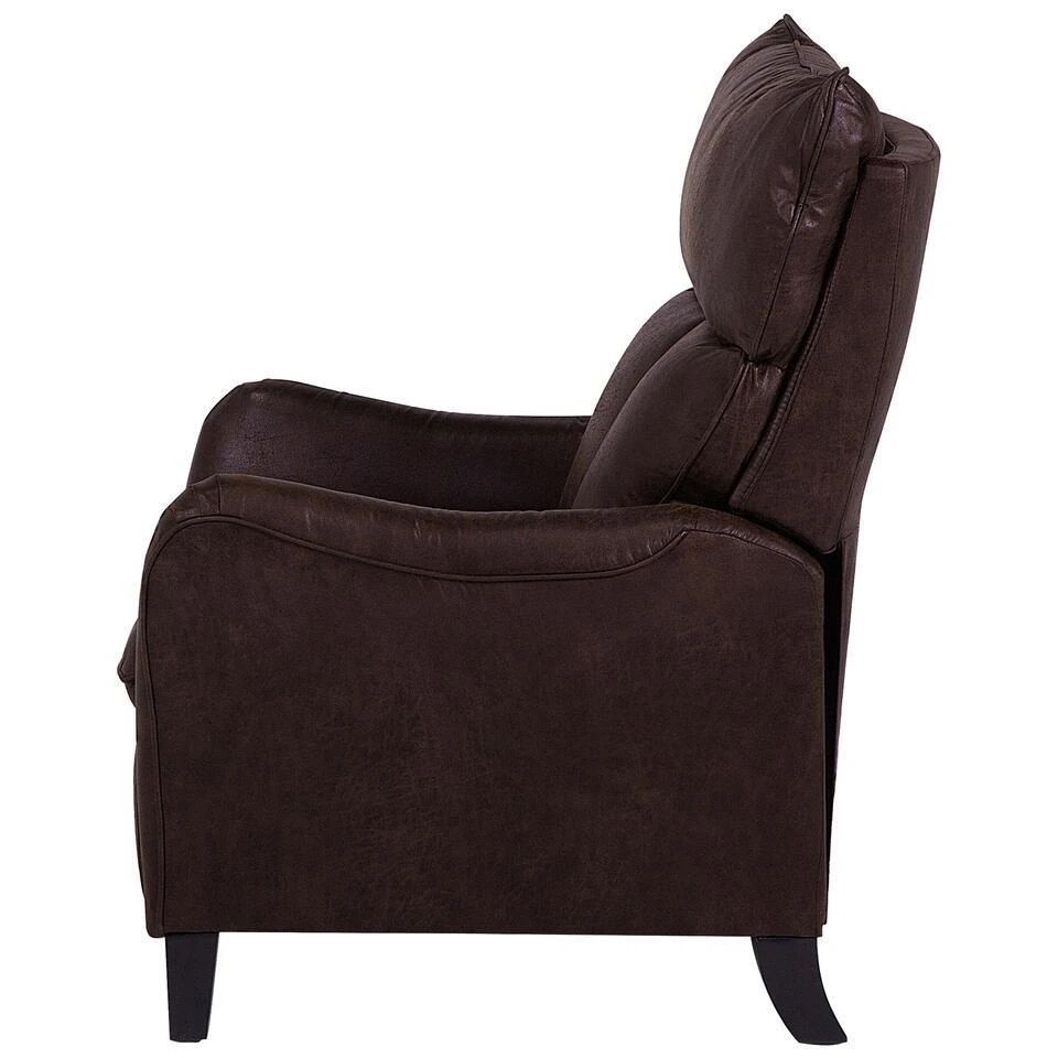 ROYSTON - TV-fauteuil - Bruin - Kunstleer 8 ROYSTON - TV-fauteuil - Bruin - Kunstleer - Afbeelding 8