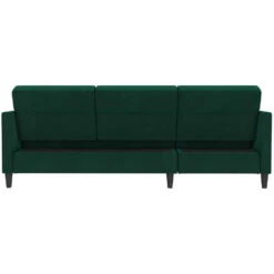 Hartford - 3-zits Hoekslaapbank In Donkergroen Stof -Leenbakker Winkel 302345e4df0f418c9a0797b8cbff62dc