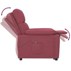 VidaXL - Fauteuil - Rood - Stof -Leenbakker Winkel 305892dfde01485c8d4276e6db238f80