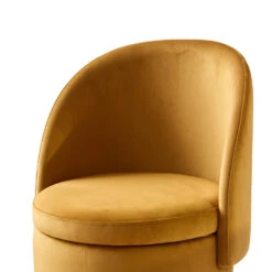 Poef Met Rugleuning En Opbergruimte In Geel Fluweel. -Leenbakker Winkel 30b2e6e253d84c1c8d1e01db7a78cee4