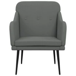 VidaXL Fauteuil 63x76x80 Cm Stof Donkergrijs -Leenbakker Winkel 30eaf6a4eeb0439394ee6cdc6dbb3175
