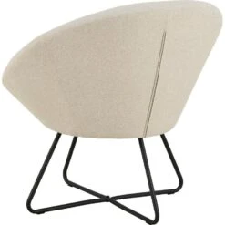 Fauteuil Beige Stof - Zithoogte 47cm - Eva -Leenbakker Winkel 315d06635cd94cfa97885e218f7b6fa6