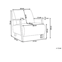 LESJA - Fauteuil - Roze - Stof -Leenbakker Winkel 3210facbfff44879bbe23795065c9ebc