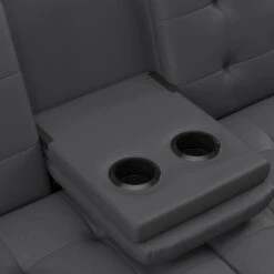 Maine - 3-zits Slaapbank In Grijs Kunstleer -Leenbakker Winkel 3309a79c90624870983cc3faacc4b92d