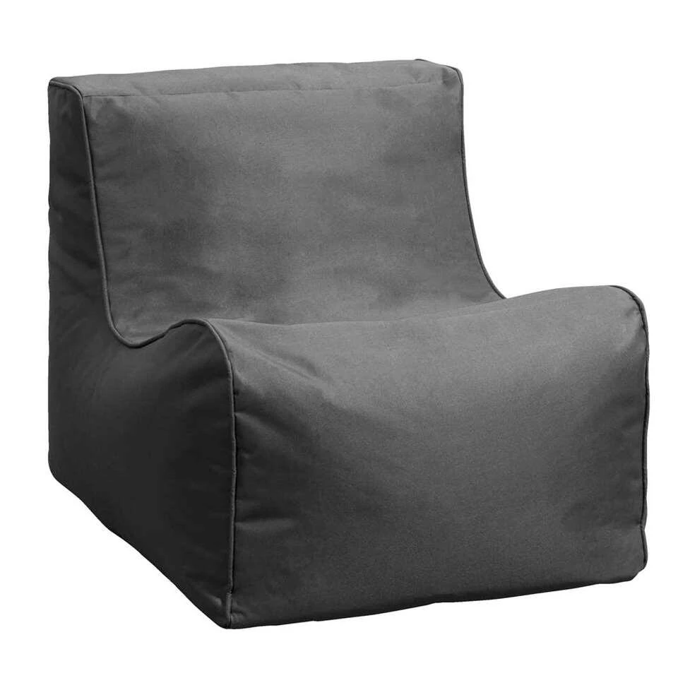Lebel Loungestoel - Antraciet - 80x60x65 Cm 2 Lebel Loungestoel - Antraciet - 80x60x65 Cm - Afbeelding 2