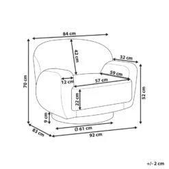 LEJRE - Fauteuil - Lichtbeige - Polyester 12 LEJRE - Fauteuil - Lichtbeige - Polyester -Leenbakker Winkel 352bfd59860d4b6590871a7db0e6e91f