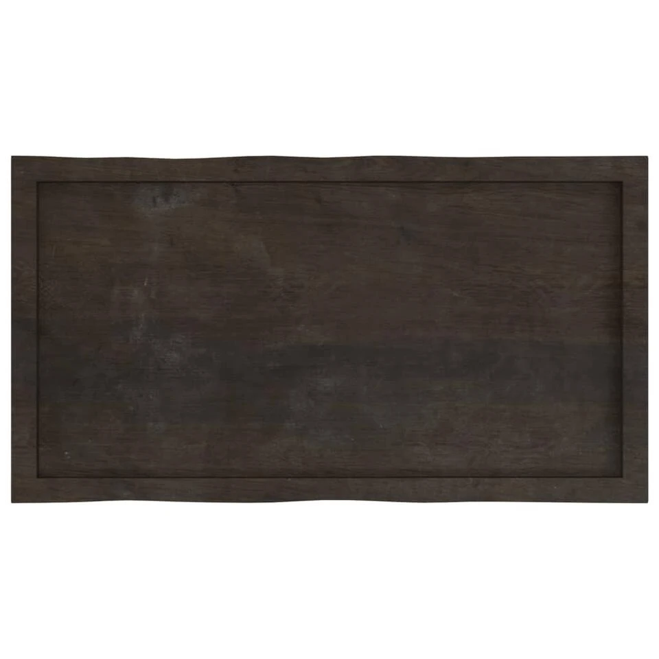VidaXL - Tafelblad - Bruin - Eikenhout - 100 X 50 X 4 Cm 5 VidaXL - Tafelblad - Bruin - Eikenhout - 100 X 50 X 4 Cm - Afbeelding 5