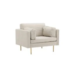 Svea - Sino Fauteuil - Ribstof - Lichtgrijs -Leenbakker Winkel 35ba2e14be724870927d7f2705715dda