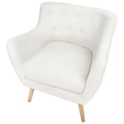 DRAMMEN - Chesterfield Fauteuil - Wit - Bouclé 17 DRAMMEN - Chesterfield Fauteuil - Wit - Bouclé -Leenbakker Winkel 377f03bef6d644229b649461c6cee095