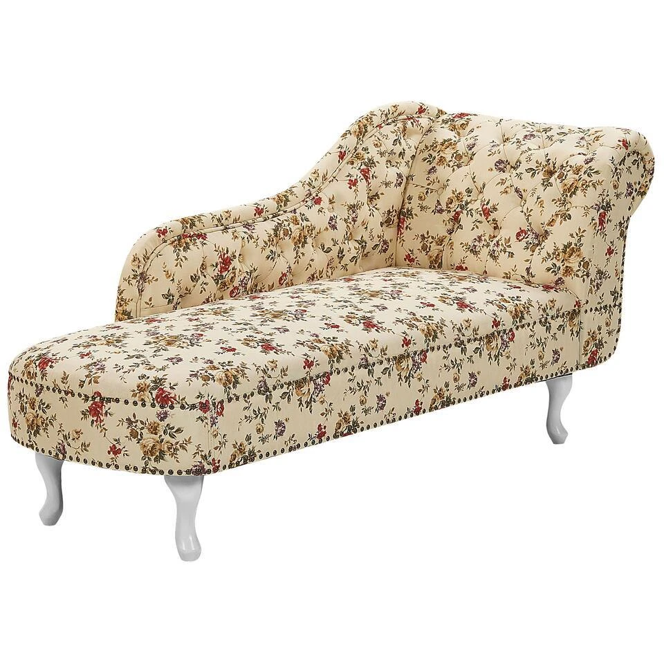NIMES - Chaise Longue - Multicolor - Rechterzijde - Polyester 4 NIMES - Chaise Longue - Multicolor - Rechterzijde - Polyester - Afbeelding 4