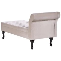 PESSAC - Chaise Longue - Beige - Rechterzijde - Fluweel 21 PESSAC - Chaise Longue - Beige - Rechterzijde - Fluweel -Leenbakker Winkel 38128a56c00c4d40ad30e8b68374469e