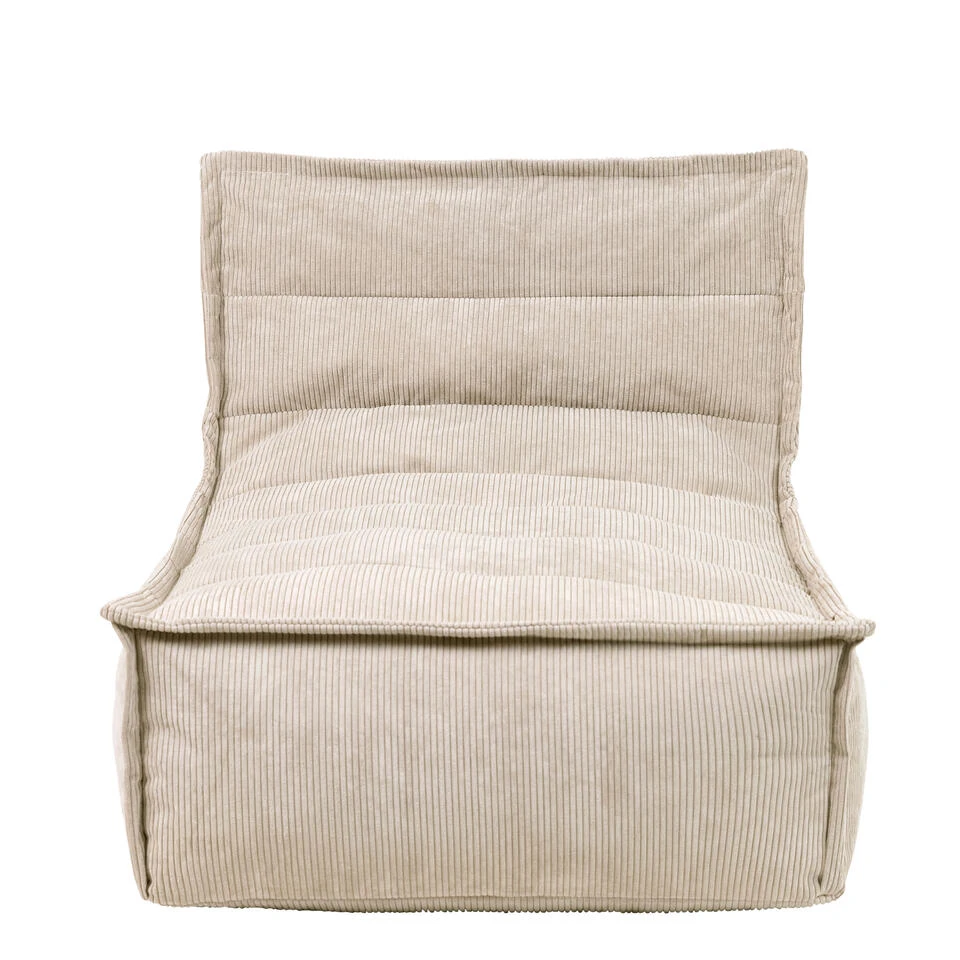 Icon Zitzak Lounger Otto - Corduroy Zitzak Volwassenen - Beige 5 Icon Zitzak Lounger Otto - Corduroy Zitzak Volwassenen - Beige - Afbeelding 5