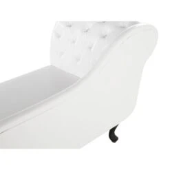 NIMES - Chaise Longue - Wit - Linkerzijde - Kunstleer -Leenbakker Winkel 3a133e03364246c9a95f9380f0db6a51 1