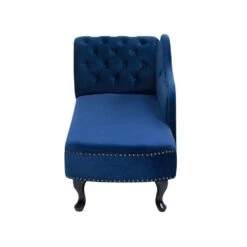 NIMES - Chaise Longue - Blauw - Linkerzijde - Fluweel -Leenbakker Winkel 3b7b90613ce04b539645fbbceb78b2bb