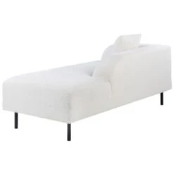 LE CRAU - Chaise Longue - Wit - Linkerzijde - Polyester -Leenbakker Winkel 3cc8a1fffa474357b9f2f85b80b19ac8