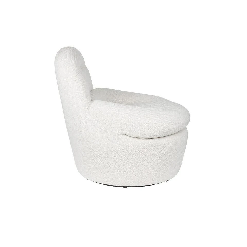 Puur - Ariel Draaifauteuil - Off-white 3 Puur - Ariel Draaifauteuil - Off-white - Afbeelding 3