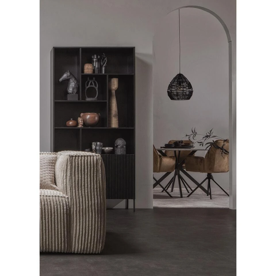 WOOOD Bean 3,5-Zits Bank - Ribstof - Travertin - 73x246x96 3 WOOOD Bean 3,5-Zits Bank - Ribstof - Travertin - 73x246x96 - Afbeelding 3