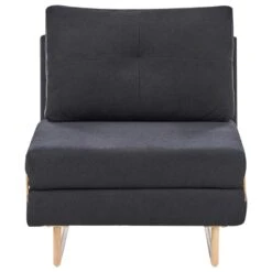 JERSLEV - 1-zits Slaapbank - Zwart - Polyester -Leenbakker Winkel 3e5da8e461574ccfb8daa2130c08a9b4