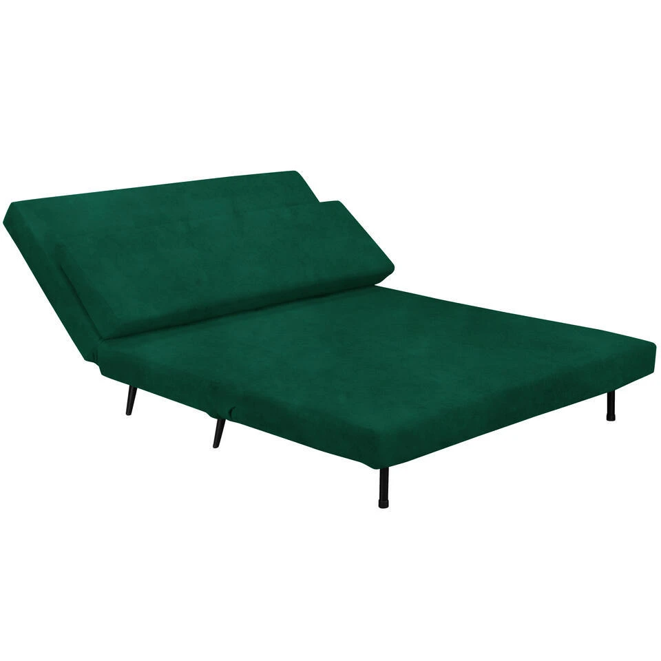 Mallory - Slaapbank 140 Cm In Donkergroene Fluweel 9 Mallory - Slaapbank 140 Cm In Donkergroene Fluweel - Afbeelding 9