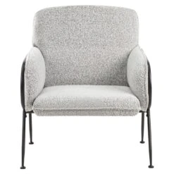 TRYSNES - Fauteuil - Zwart/Wit - Polyester -Leenbakker Winkel 412c4a522049416ba1c2b048ee984fa4