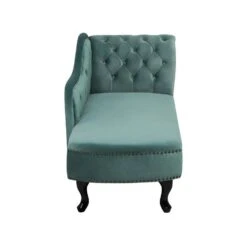 NIMES - Chaise Longue - Mintgroen - Rechterzijde - Fluweel -Leenbakker Winkel 42978dae3cb341e7b4cbb30e0c4afbef