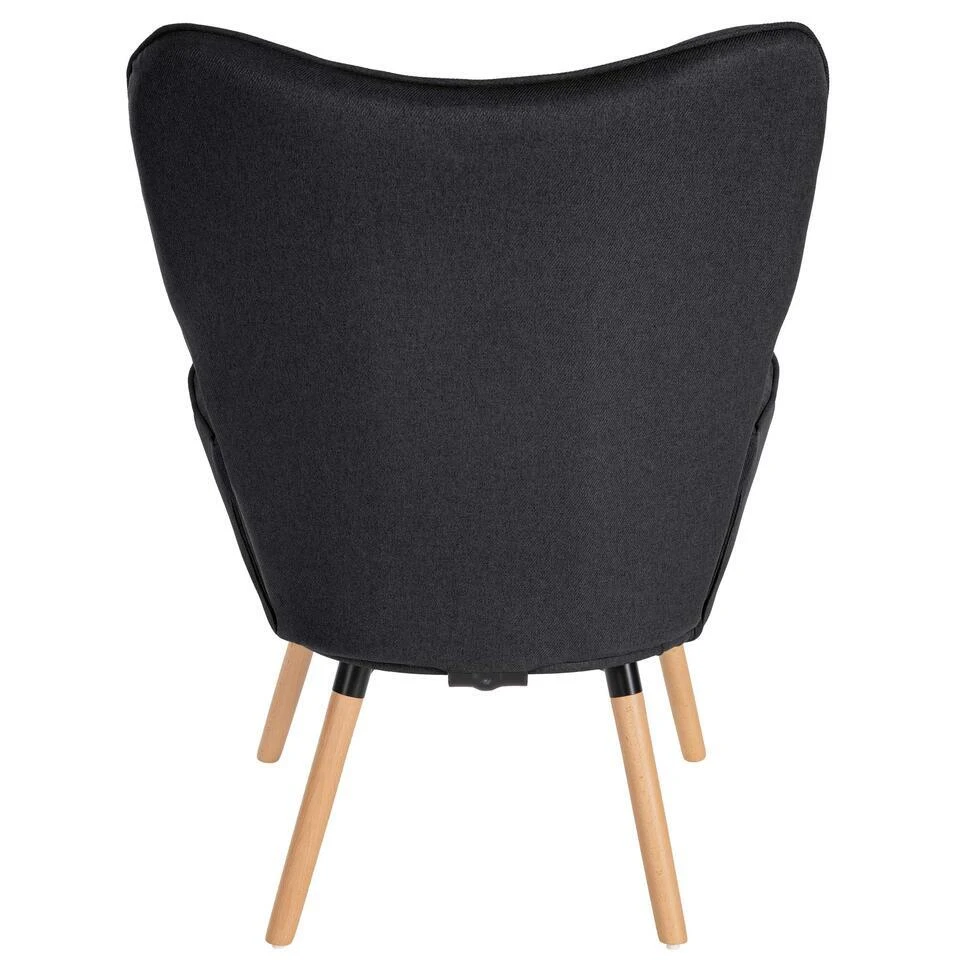 CLP Fauteuil Garding Natura Frame - Stof - Zwart 6 CLP Fauteuil Garding Natura Frame - Stof - Zwart - Afbeelding 6