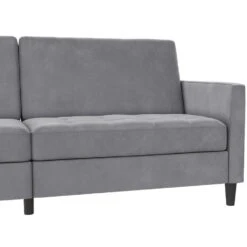 Presley - 3-zits Slaapbank In Grijs Fluweel -Leenbakker Winkel 440adf05cd924e9eb4612df64ca021db