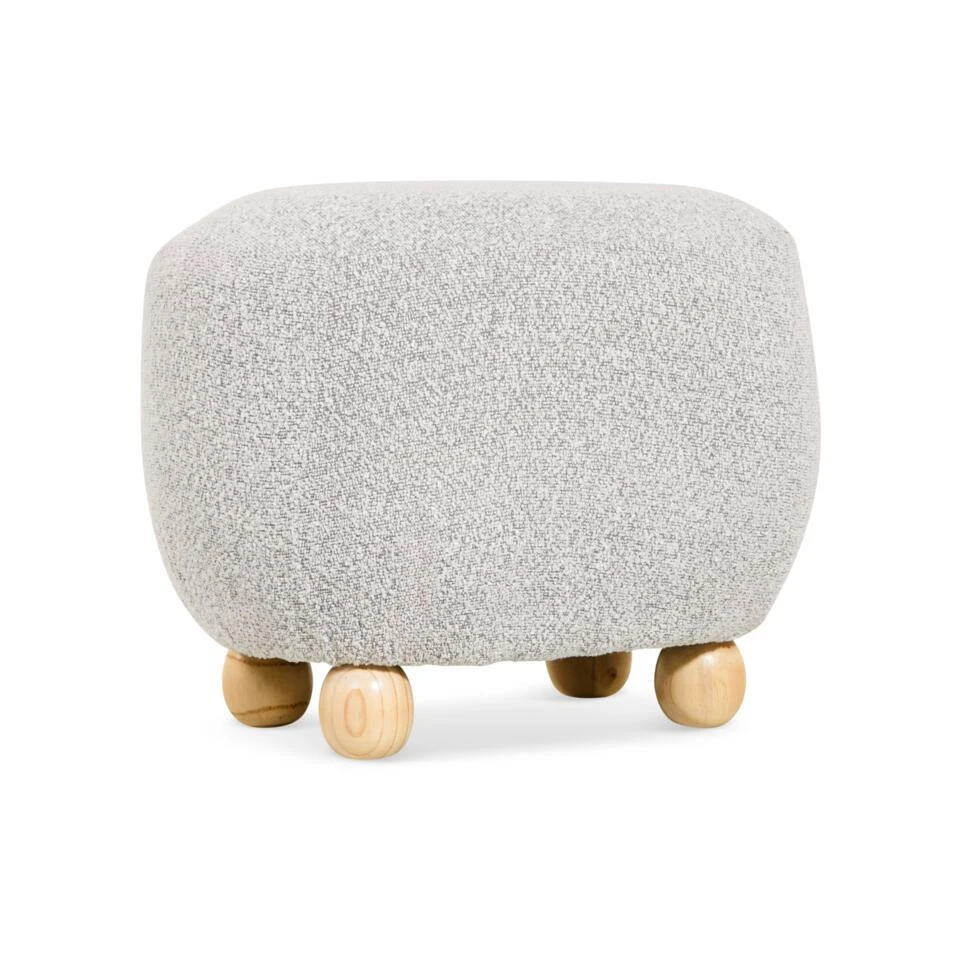 Poef Joy - Bouclé Naturel 3 Poef Joy - Bouclé Naturel - Afbeelding 3