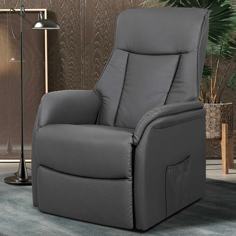 Elektrische Relaxfauteuil Miranda-grijs 3 Elektrische Relaxfauteuil Miranda-grijs - Afbeelding 3