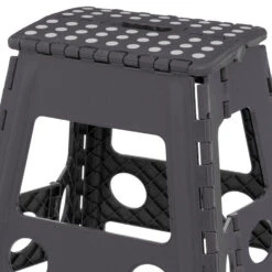 5Five Keukenkruk/opstapje - Opvouwbaar - Grijs - Kunststof - 39cm -Leenbakker Winkel 476d725fbe6747daafbdab4efbfa43b1