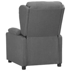 VidaXL Fauteuil Verstelbaar Stof Lichtgrijs -Leenbakker Winkel 497a05526c3f43bca25234babb597f1e