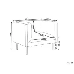 MOEN - Fauteuil - Grijs - Stof -Leenbakker Winkel 4a060ffd5f1d4ccfb524cdfed0e31014