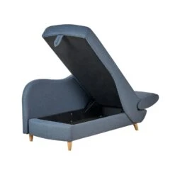 MERI II - Chaise Longue Met Opbergruimte - Blauw - Rechts - Fluweel -Leenbakker Winkel 4c8dbf3308f74c3e9bcbf2839c2c07ea