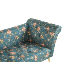 NANTILLY - Chaise Longue - Blauw - Symmetrisch - Fluweel -Leenbakker Winkel 4ccd083df283448eab22991833d4b122