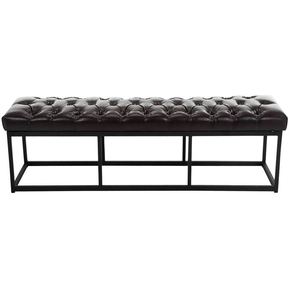 CLP 2-zits Bankje Amun 150 Cm - Bruin 3 CLP 2-zits Bankje Amun 150 Cm - Bruin - Afbeelding 3