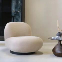 Fauteuil Teddy Beige - Zithoogte 41cm - 81x94x71cm - Swivel -Leenbakker Winkel 4dc33277b5254e39bdbaa9a34fd881eb
