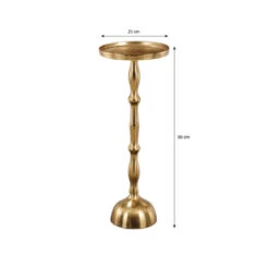 Mica Decorations Duco Bijzettafel - H66 X Ø25 Cm - FSC 100% - Goud -Leenbakker Winkel 4f658bab3dfc415099364b73f3c436d9