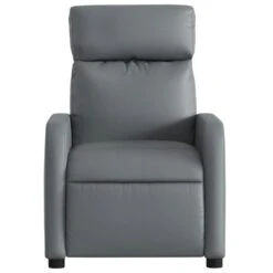 VidaXL - Fauteuil - Grijs - Kunstleer -Leenbakker Winkel 4f704fd86b9b4f60a69899a96fd4958e
