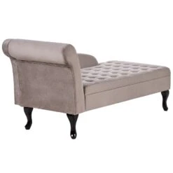 PESSAC - Chaise Longue - Taupe - Linkerzijde - Fluweel -Leenbakker Winkel 51eebee0cf0a4776bd6e4a93c4362313