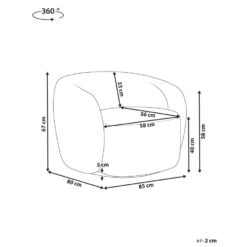 TORE - Draaifauteuil - Beige - Polyester -Leenbakker Winkel 51f4938a017148f9a2cbc02aa800eb9c