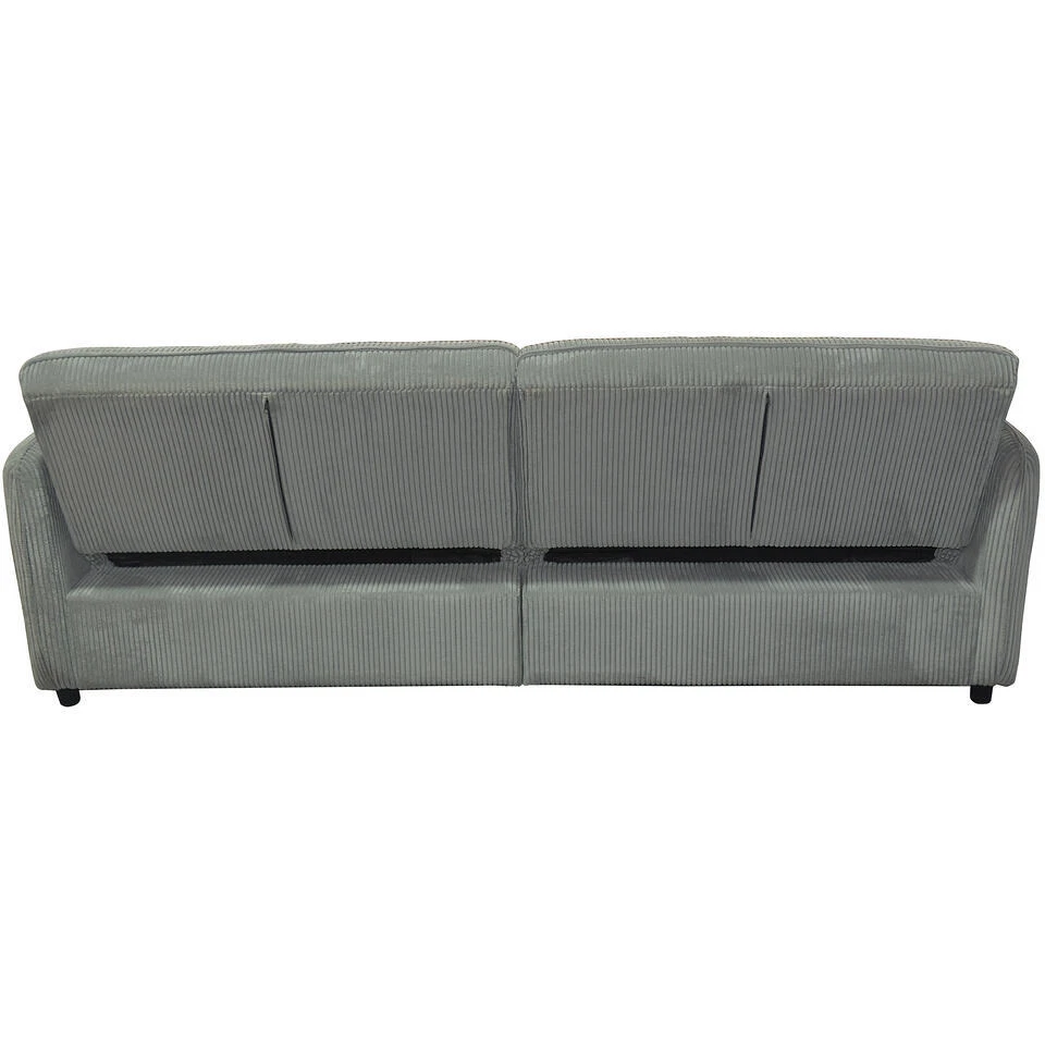 Alicia - Slaapbank 3-zits In Grijze Stof 7 Alicia - Slaapbank 3-zits In Grijze Stof - Afbeelding 7