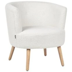ODENZEN - Fauteuil - Wit - Bouclé 15 ODENZEN - Fauteuil - Wit - Bouclé -Leenbakker Winkel 5441fcfc84d64deaa93132deb81126fc