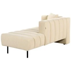 LANNILS - Chaise Longue - Beige - Linkszijdig - Fluweel -Leenbakker Winkel 5480f387d603453a890c0f02741683db