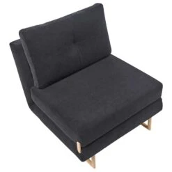 JERSLEV - 1-zits Slaapbank - Zwart - Polyester -Leenbakker Winkel 54eb9dbd7fc2422bb829b07ab03a0f5b