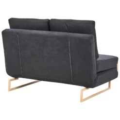 JERSLEV - 2-zits Slaapbank - Zwart - Stof -Leenbakker Winkel 54eba5657a9c4018adfe78bb00a4f326