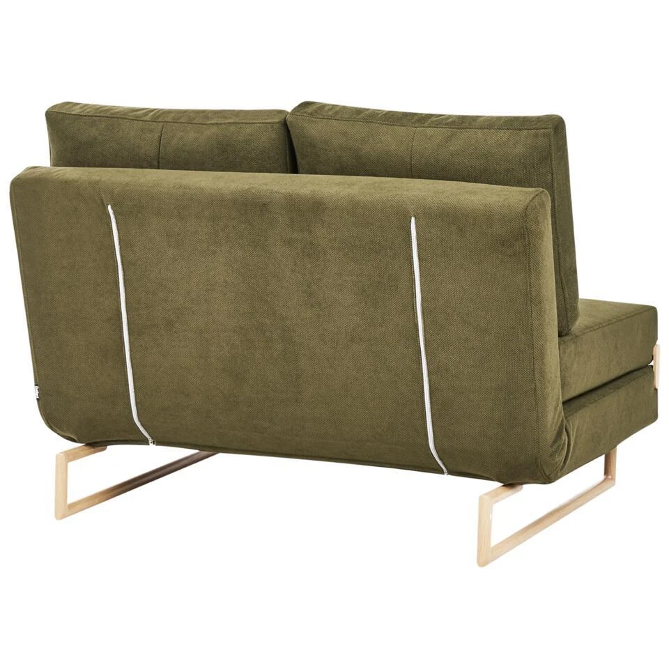 JERSLEV - 2-zits Slaapbank - Groen - Stof 8 JERSLEV - 2-zits Slaapbank - Groen - Stof - Afbeelding 8