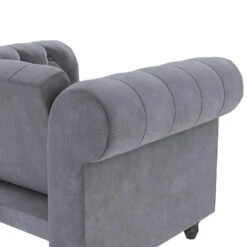 Felix - Fauteuil Chesterfield In Antraciet Fluweel -Leenbakker Winkel 5afbc08544e541c99f90478e4dcec879