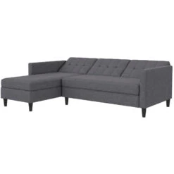 Hartford - 3-zits Hoekslaapbank In Grijs Stof -Leenbakker Winkel 5b129324ca074d8b913986455f153d1f