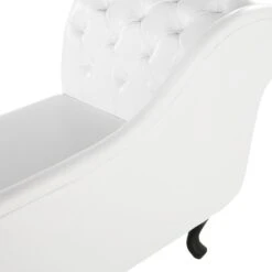 NIMES - Chaise Longue - Wit - Rechterzijde - Kunstleer -Leenbakker Winkel 5d0777083f8e4e16870f335aa2ef2309