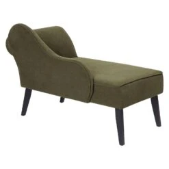 BIARRITZ - Chaise Longue - Olijfgroen - Rechtszijdig - Polyester -Leenbakker Winkel 5e2f148466094920913bd077042c86a2